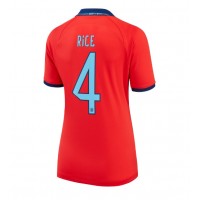 Dámy Fotbalový dres Anglie Declan Rice #4 MS 2022 Venkovní Krátký Rukáv